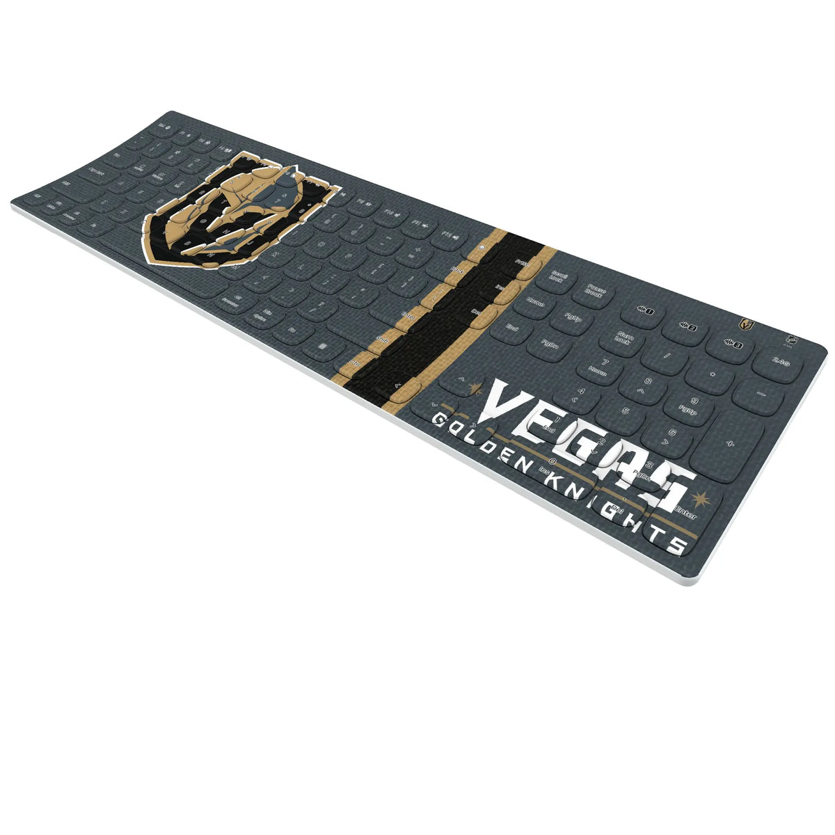 Vegas Golden Knights Stripe Curved Wireless Keyboard