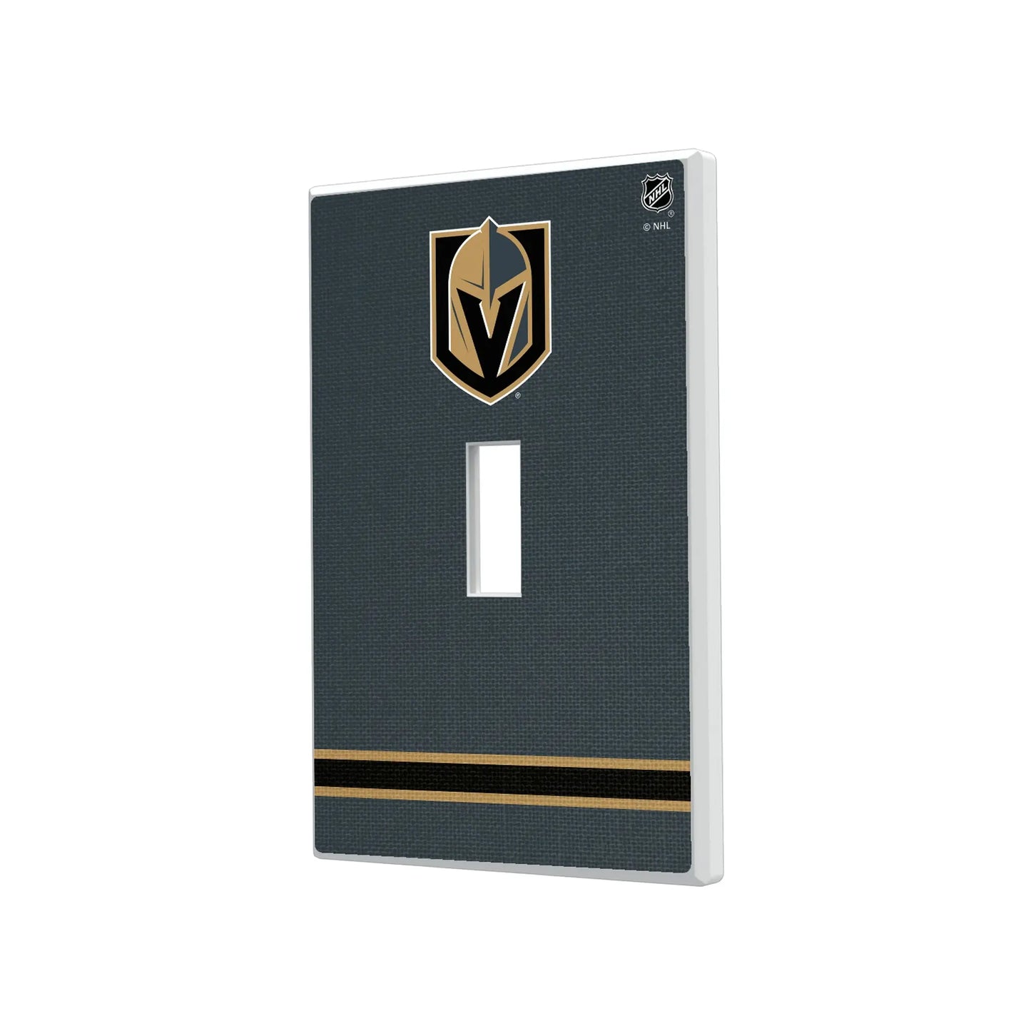 Vegas Golden Knights Stripe Hidden-Screw Light Switch Plate