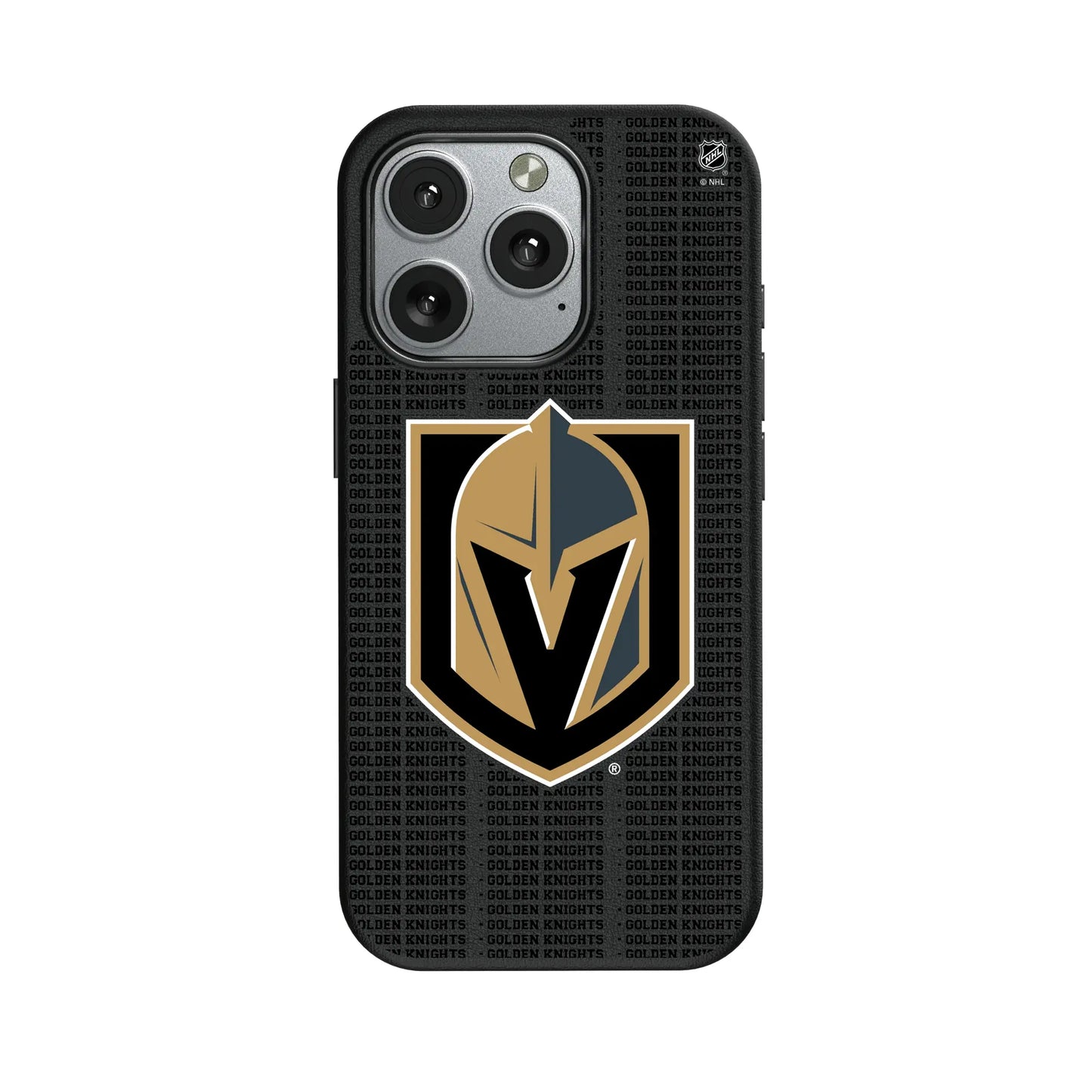Vegas Golden Knights Text Backdrop MagSafe Compatible Phone Case for Apple iPhone