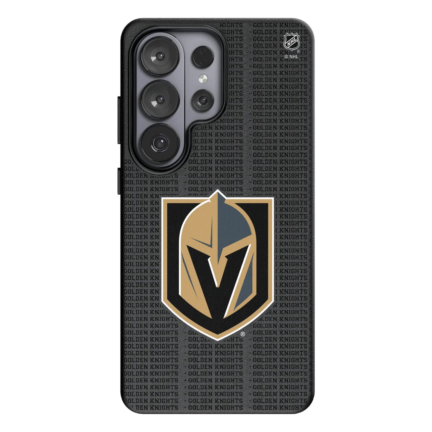 Vegas Golden Knights Text Backdrop MagSafe Compatible Phone Case for Samsung Galaxy