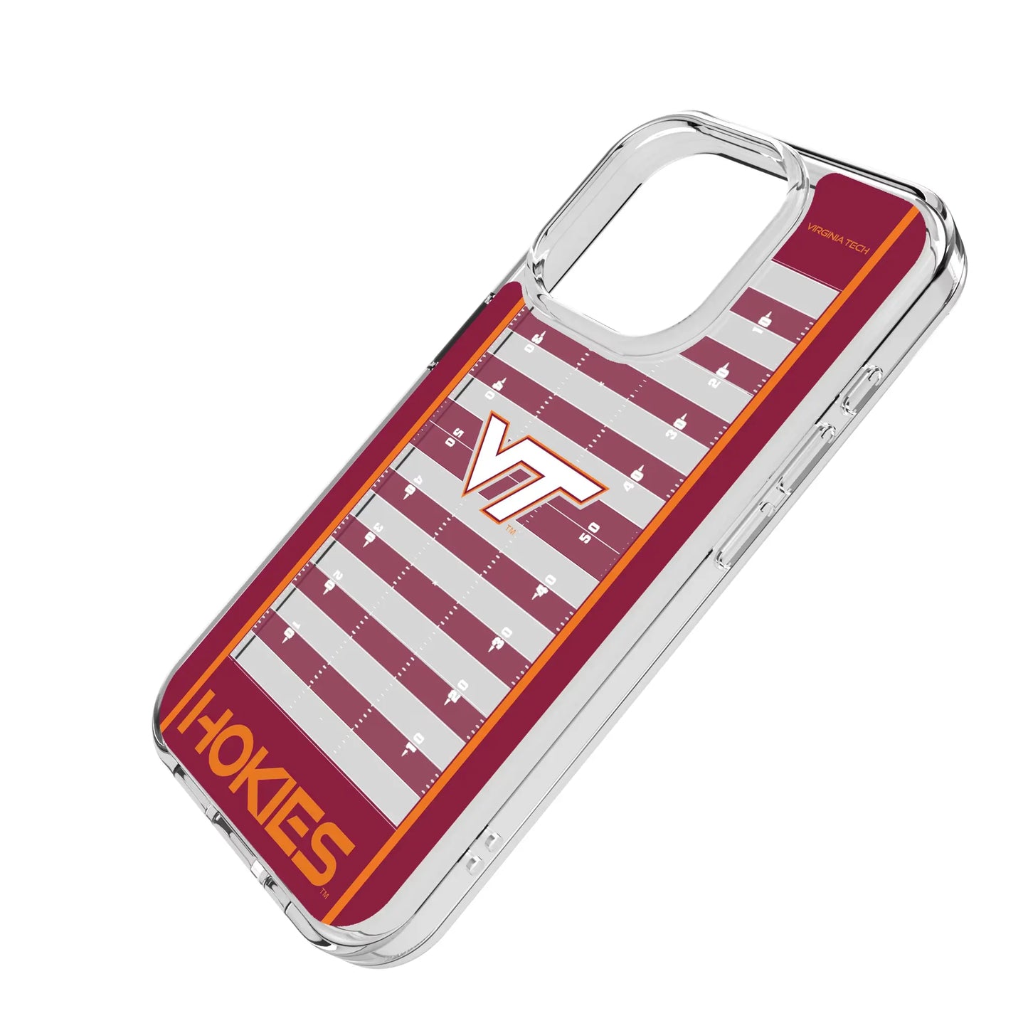 Virginia Tech Hokies Field Clear Phone Case for Apple iPhone