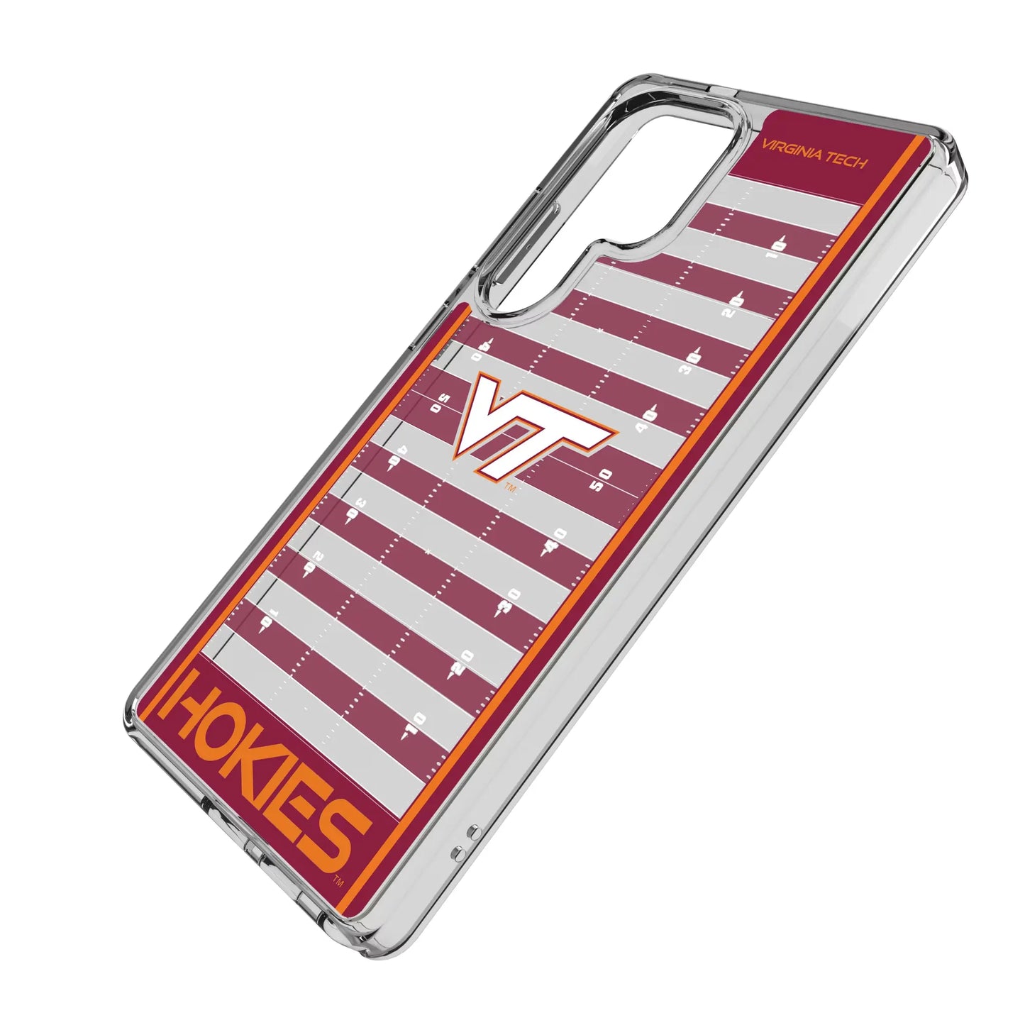 Virginia Tech Hokies Field Clear Phone Case for Samsung Galaxy