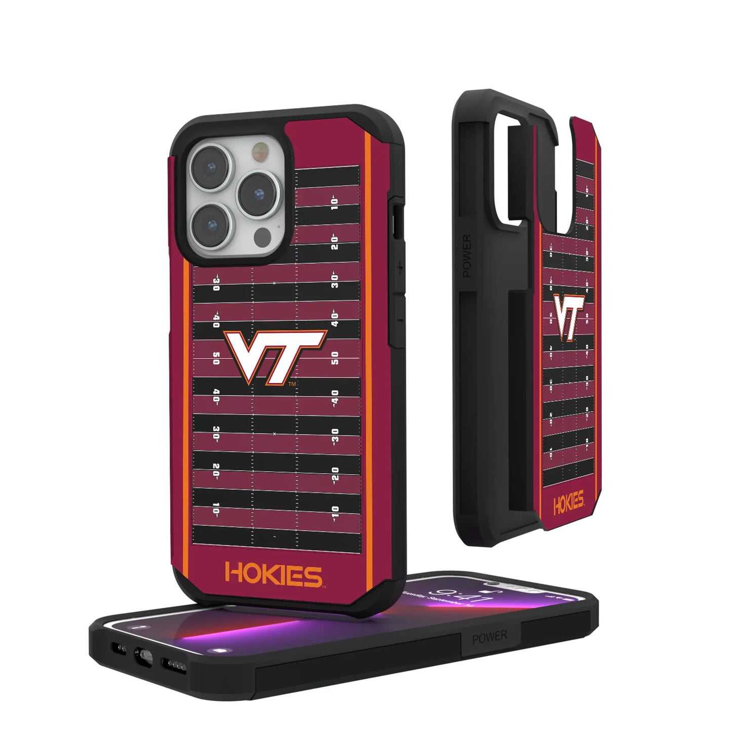 Virginia Tech Hokies Field Rugged Phone Case for Apple iPhone