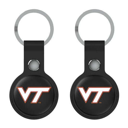 Virginia Tech Hokies Insignia Black Airtag Holder 2-Pack