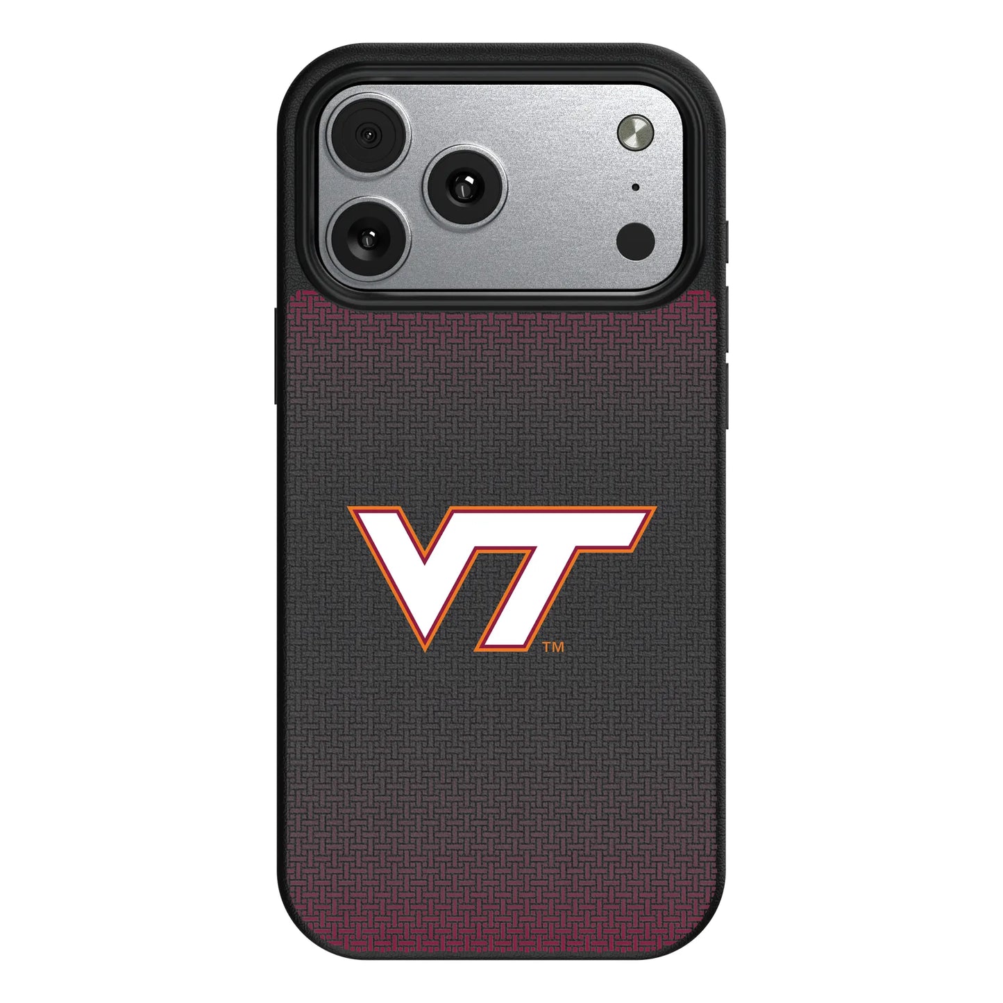 Virginia Tech Hokies Linen MagSafe Compatible Phone Case for Apple iPhone