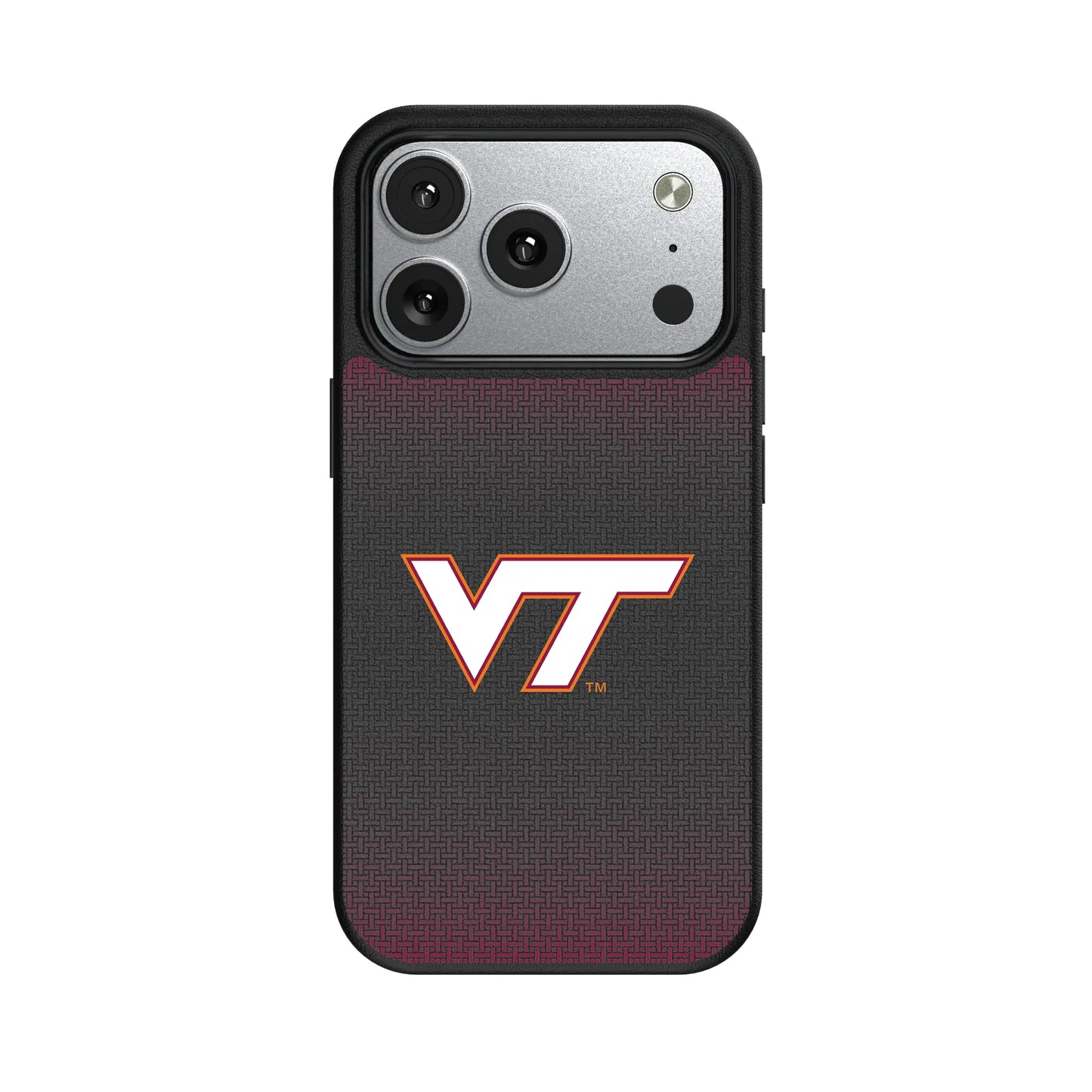 Virginia Tech Hokies Linen MagSafe Compatible Phone Case for Apple iPhone