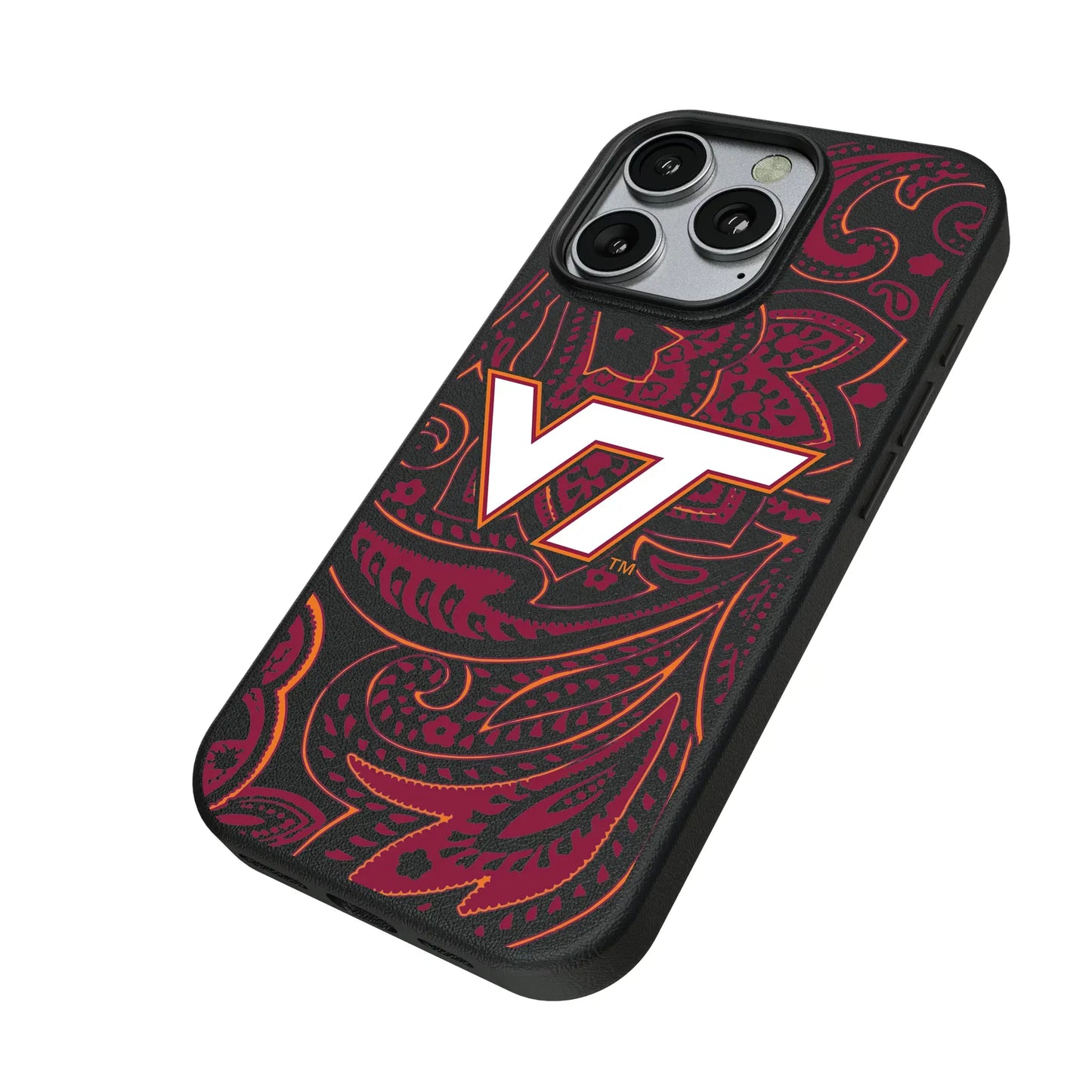 Virginia Tech Hokies Paisley MagSafe Compatible Phone Case for Apple iPhone