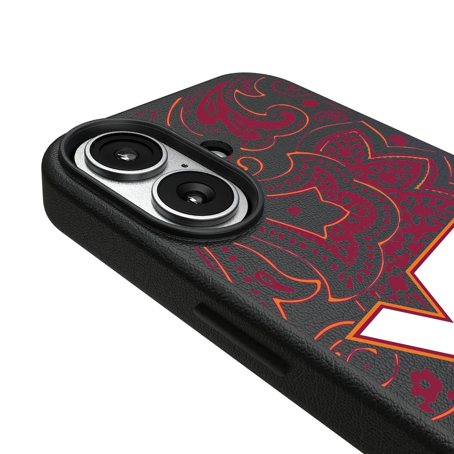 Virginia Tech Hokies Paisley MagSafe Compatible Phone Case for Apple iPhone