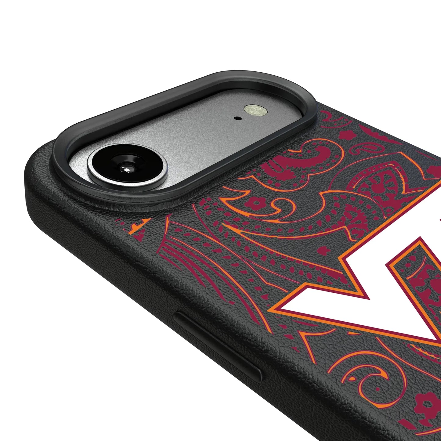 Virginia Tech Hokies Paisley MagSafe Compatible Phone Case for Apple iPhone