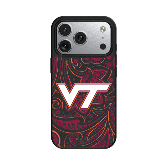 Virginia Tech Hokies Paisley MagSafe Compatible Phone Case for Apple iPhone