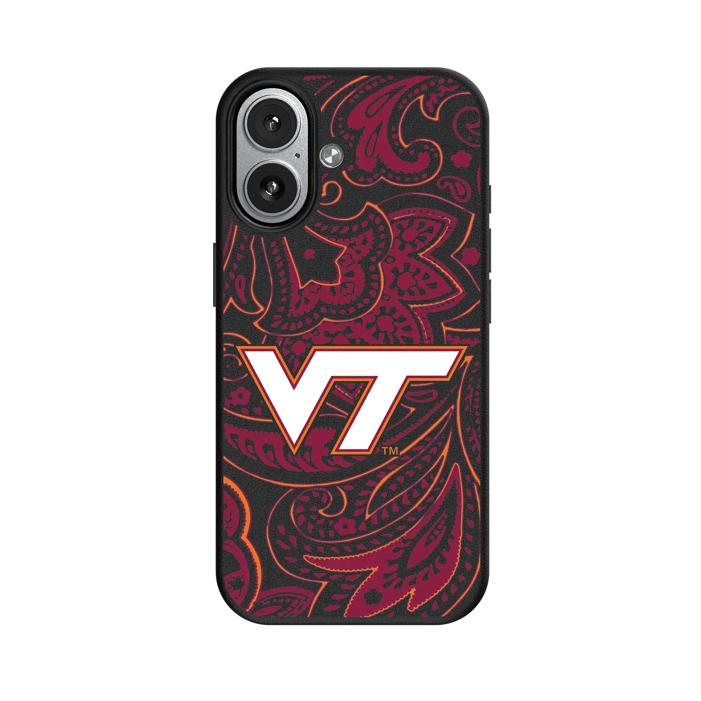 Virginia Tech Hokies Paisley MagSafe Compatible Phone Case for Apple iPhone