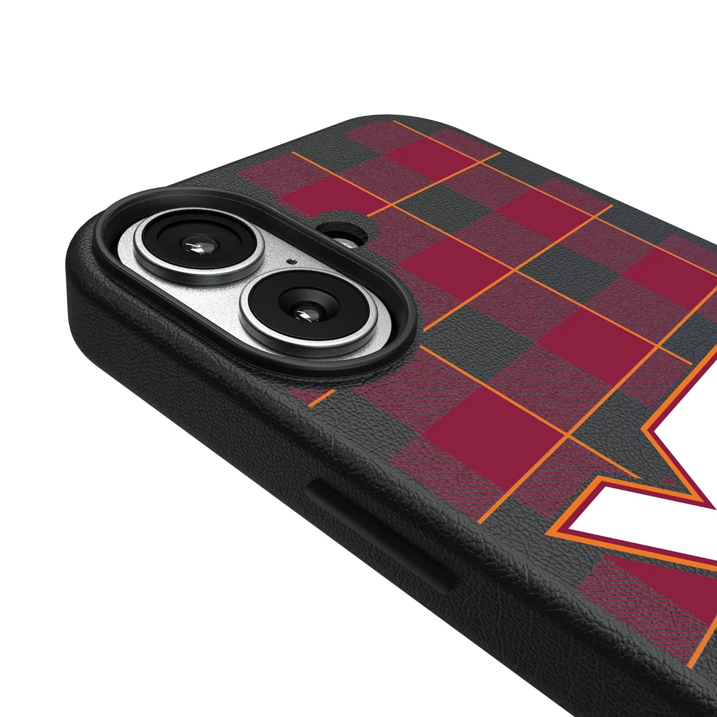 Virginia Tech Hokies Plaid MagSafe Compatible Phone Case for Apple iPhone