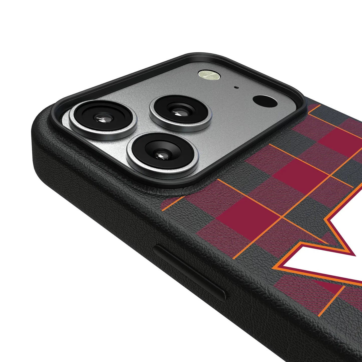 Virginia Tech Hokies Plaid MagSafe Compatible Phone Case for Apple iPhone