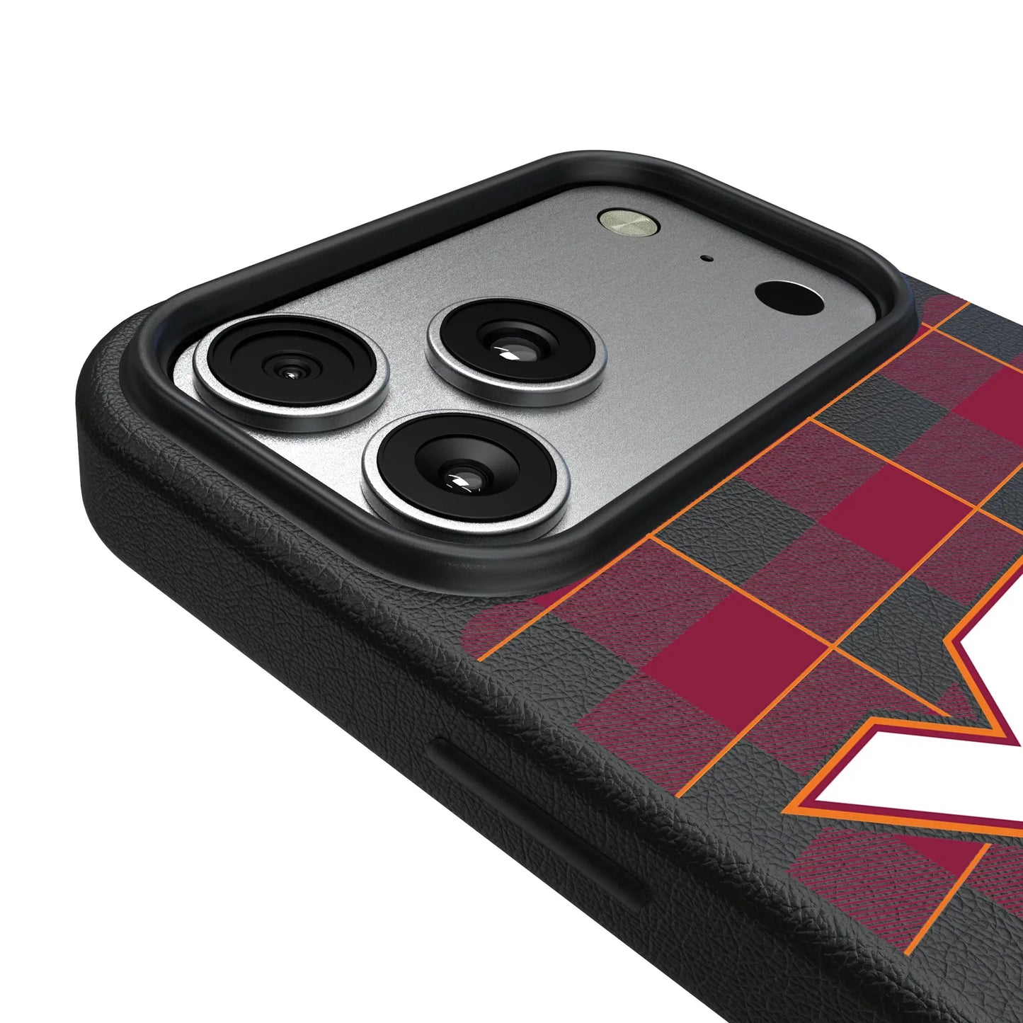 Virginia Tech Hokies Plaid MagSafe Compatible Phone Case for Apple iPhone