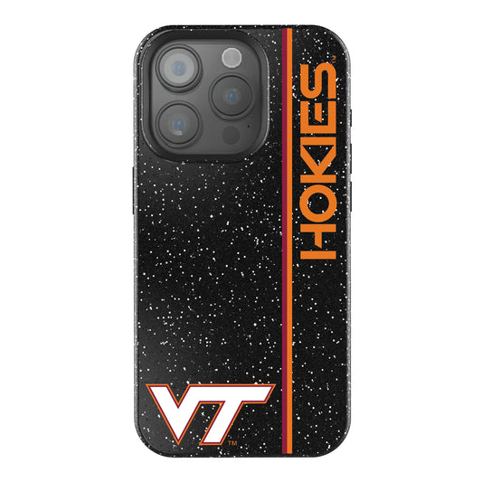 Virginia Tech Hokies Sidebar Black Bling Phone Case for Apple iPhone
