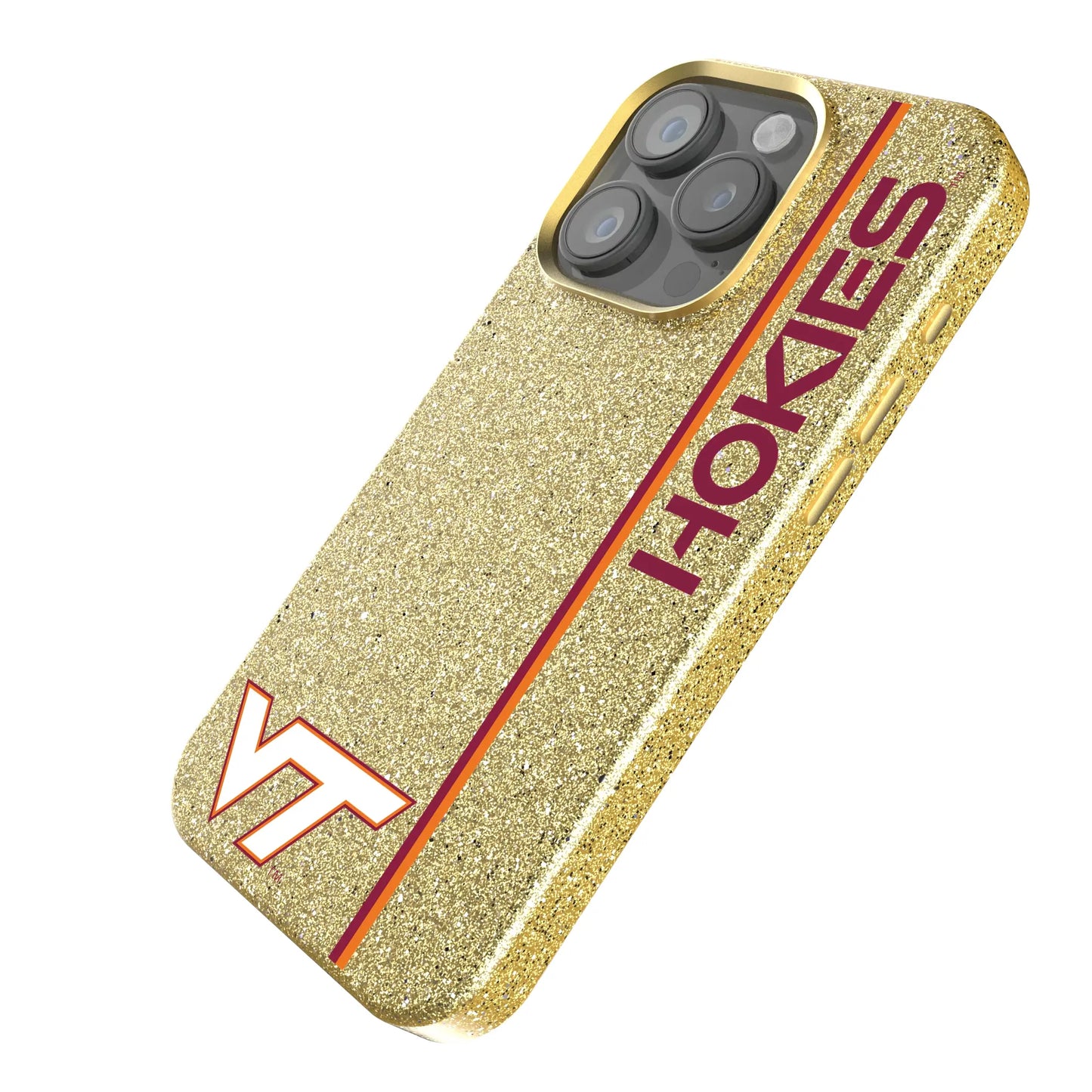 Virginia Tech Hokies Sidebar Bling Phone Case for Apple iPhone
