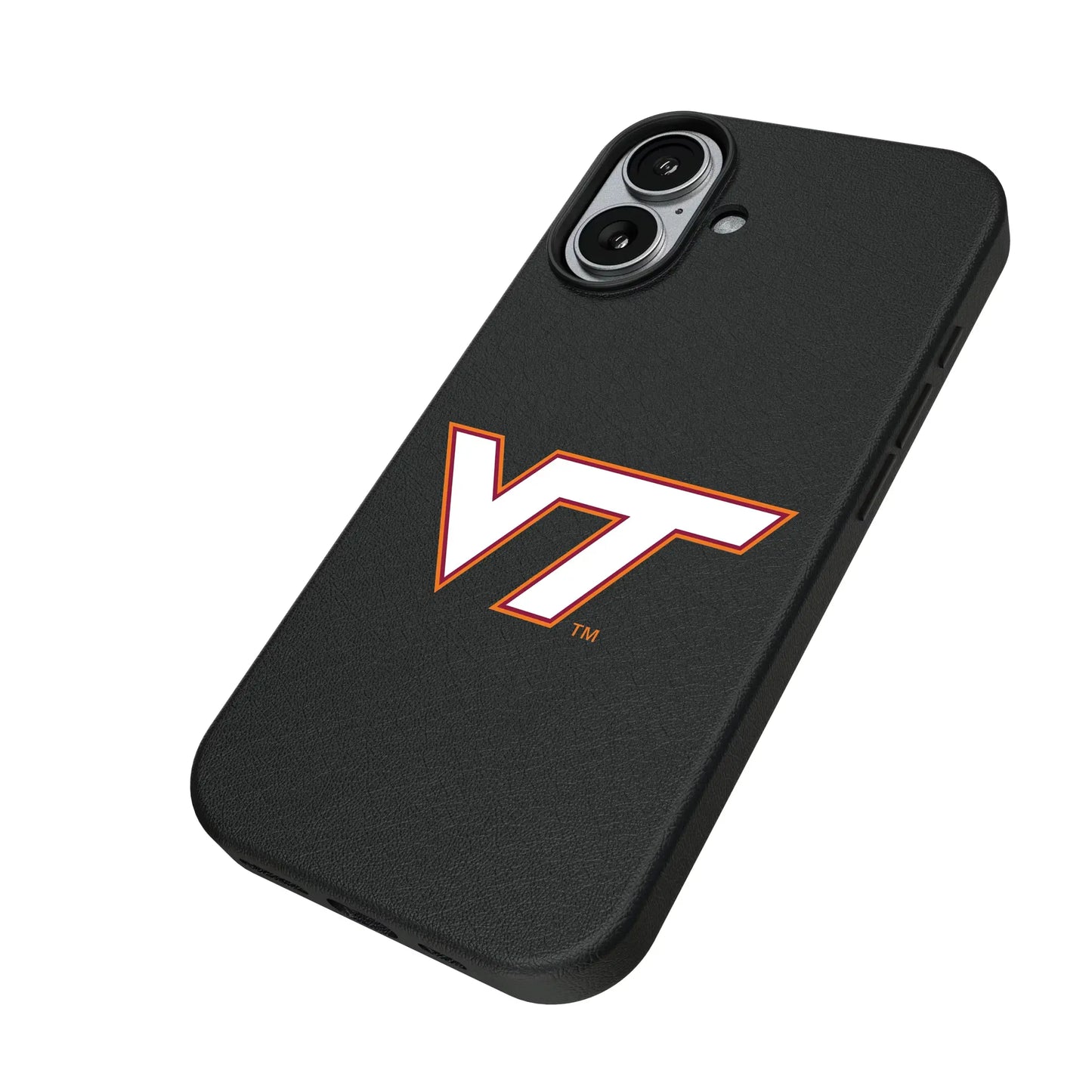 Virginia Tech Hokies Text Backdrop MagSafe Compatible Phone Case for Apple iPhone