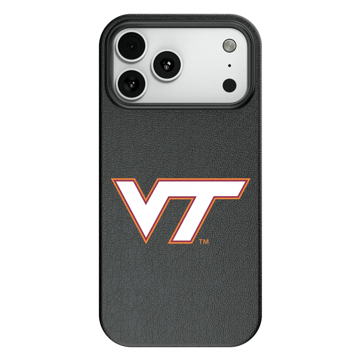 Virginia Tech Hokies Text Backdrop MagSafe Compatible Phone Case for Apple iPhone