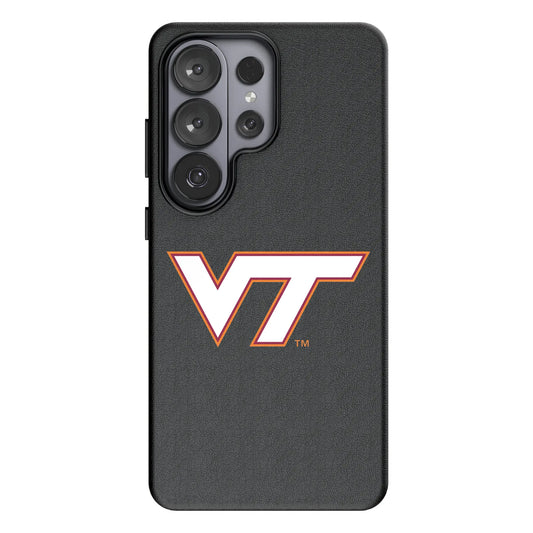 Virginia Tech Hokies Text Backdrop MagSafe Compatible Phone Case for Samsung Galaxy