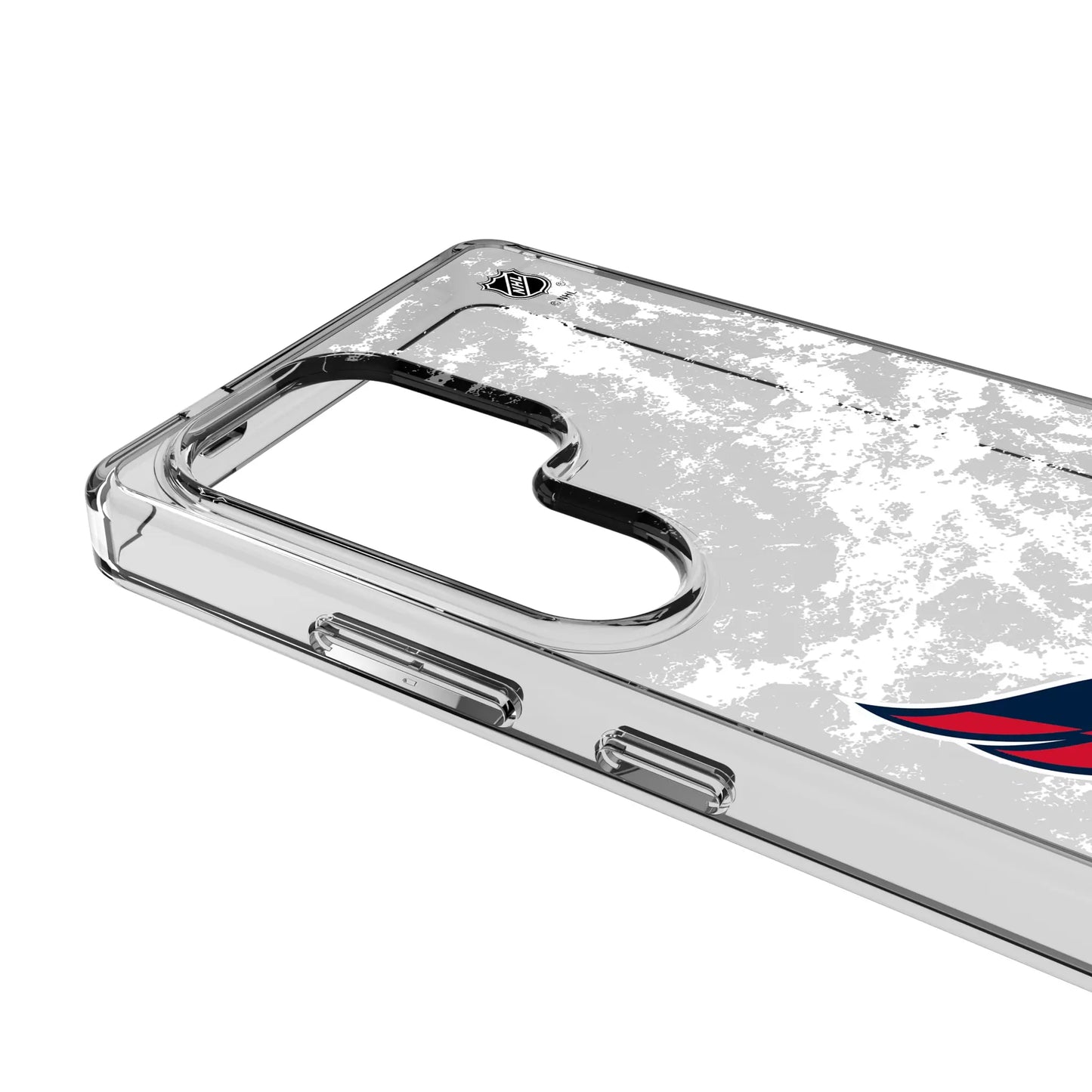 Washington Capitals Ice Stripe Clear Phone Case for Samsung Galaxy