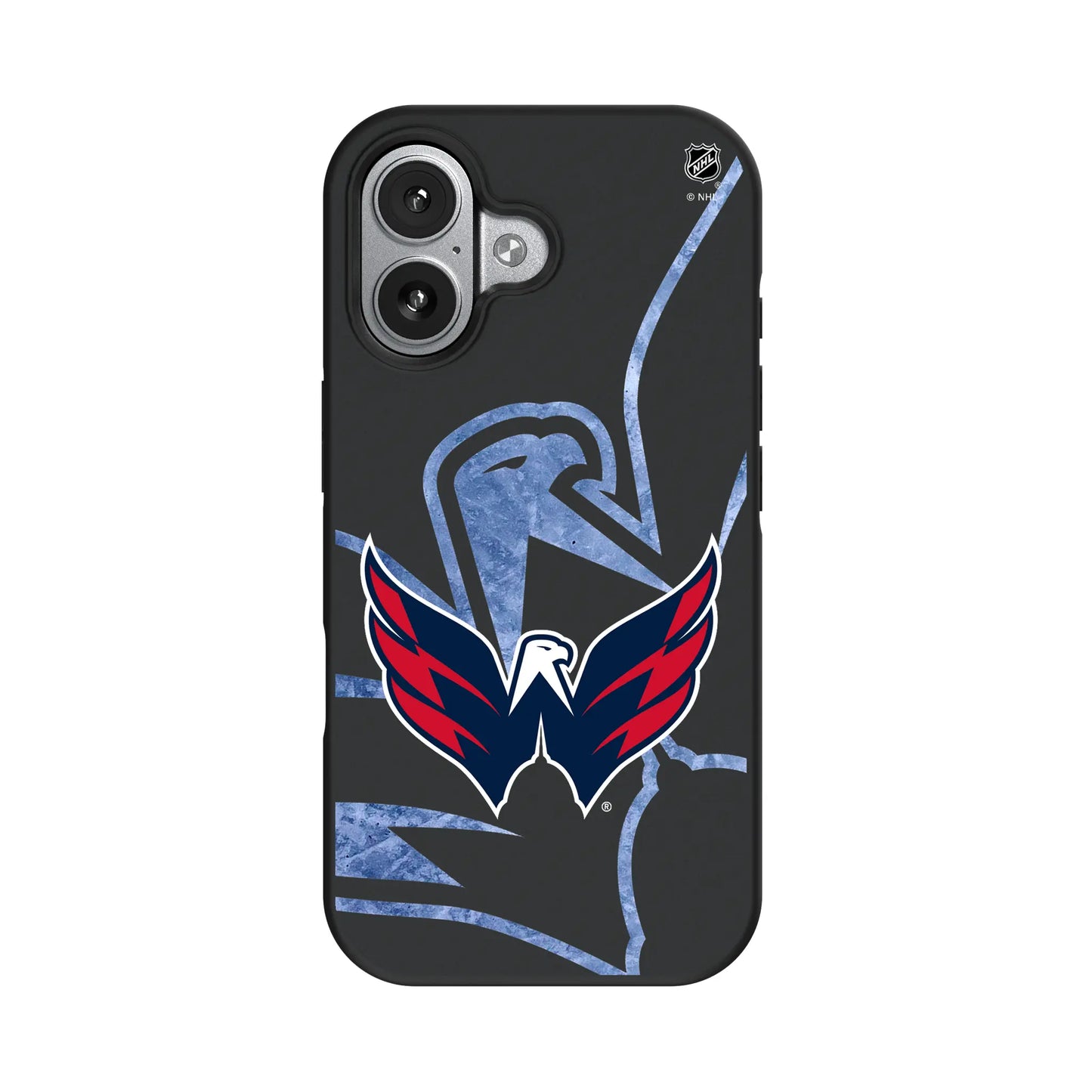 Washington Capitals Ice Tilt Bump Phone Case for Apple iPhone