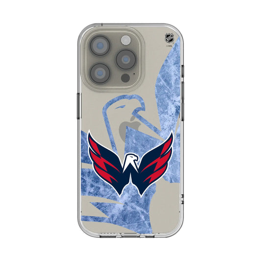 Washington Capitals Ice Tilt Clear Phone Case for Apple iPhone