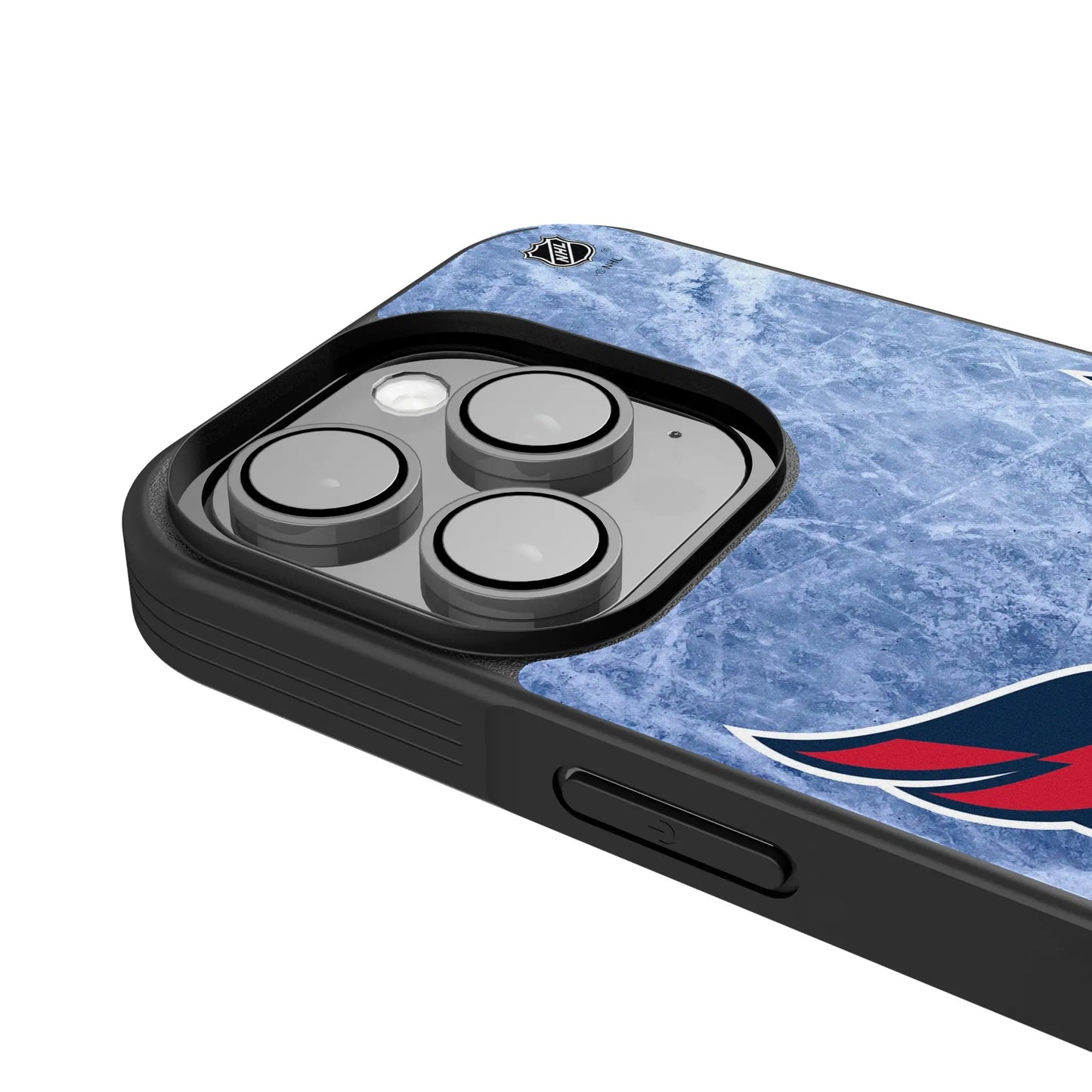 Washington Capitals Ice Wordmark Bump Phone Case for Apple iPhone