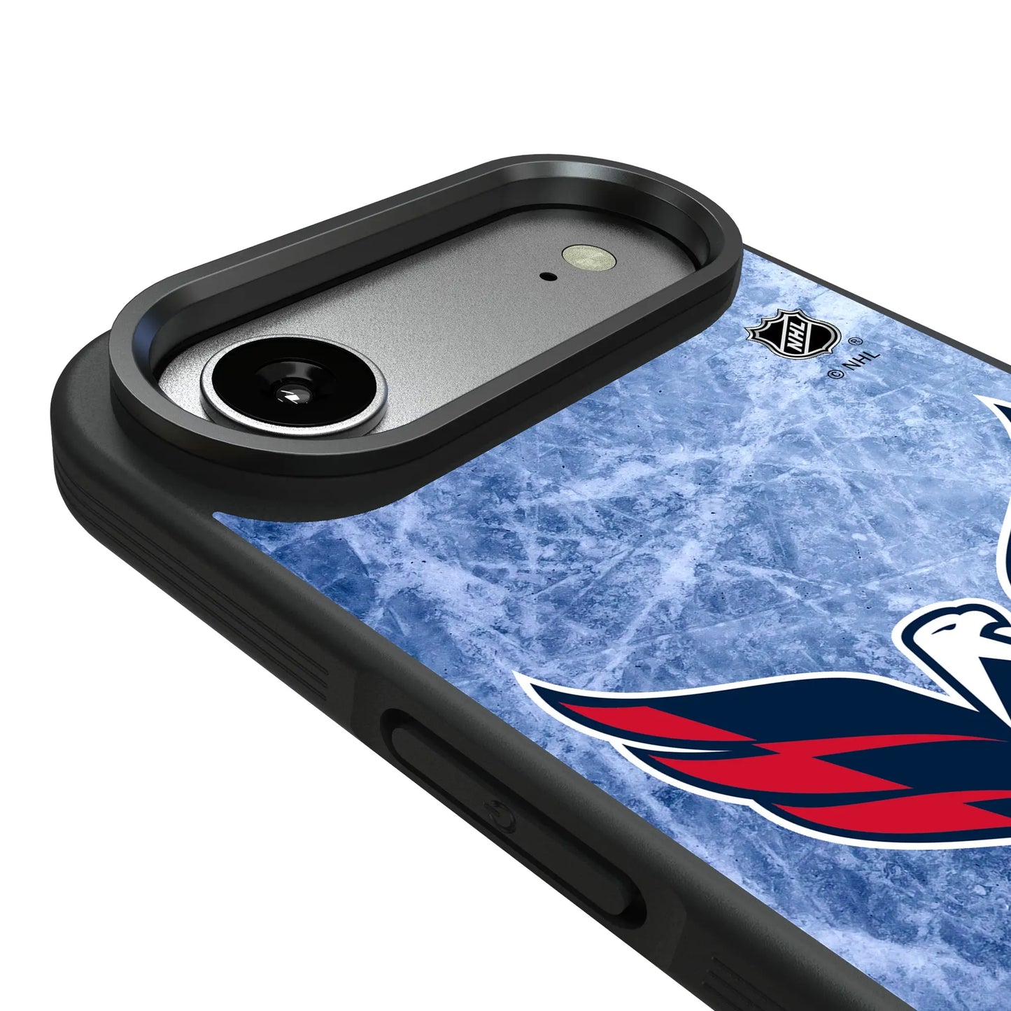 Washington Capitals Ice Wordmark Bump Phone Case for Apple iPhone