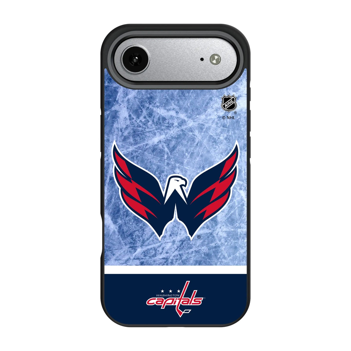 Washington Capitals Ice Wordmark Bump Phone Case for Apple iPhone