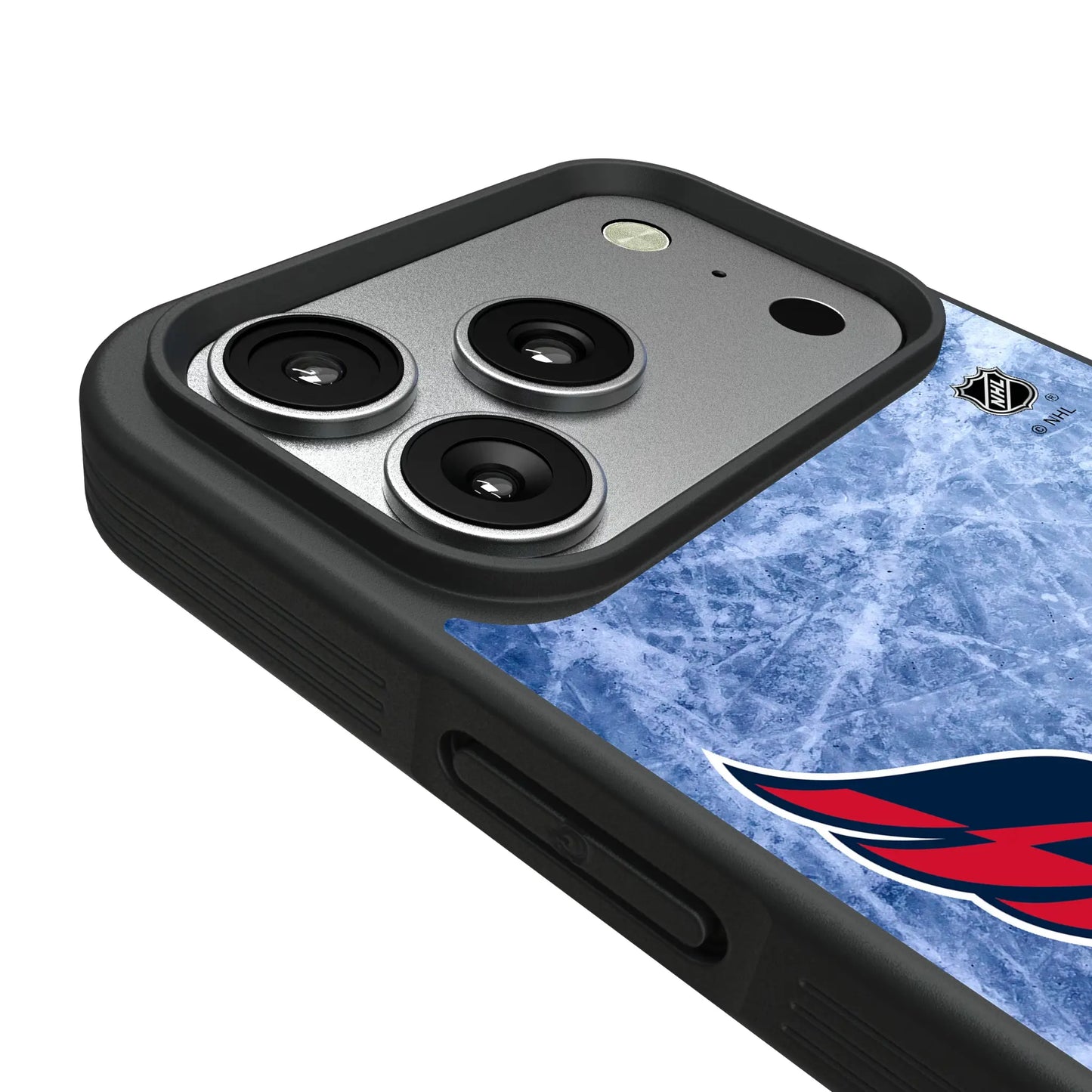 Washington Capitals Ice Wordmark Bump Phone Case for Apple iPhone