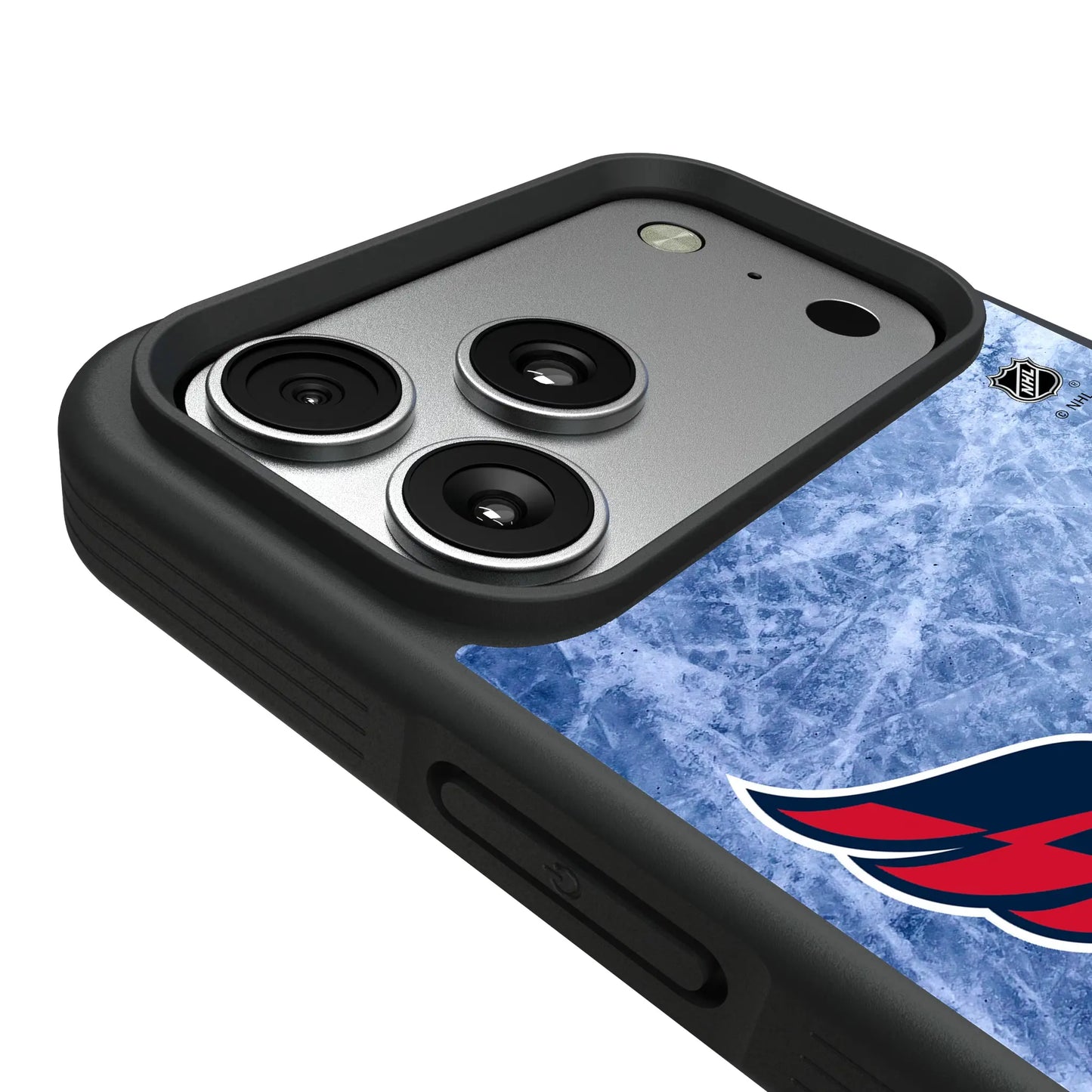Washington Capitals Ice Wordmark Bump Phone Case for Apple iPhone