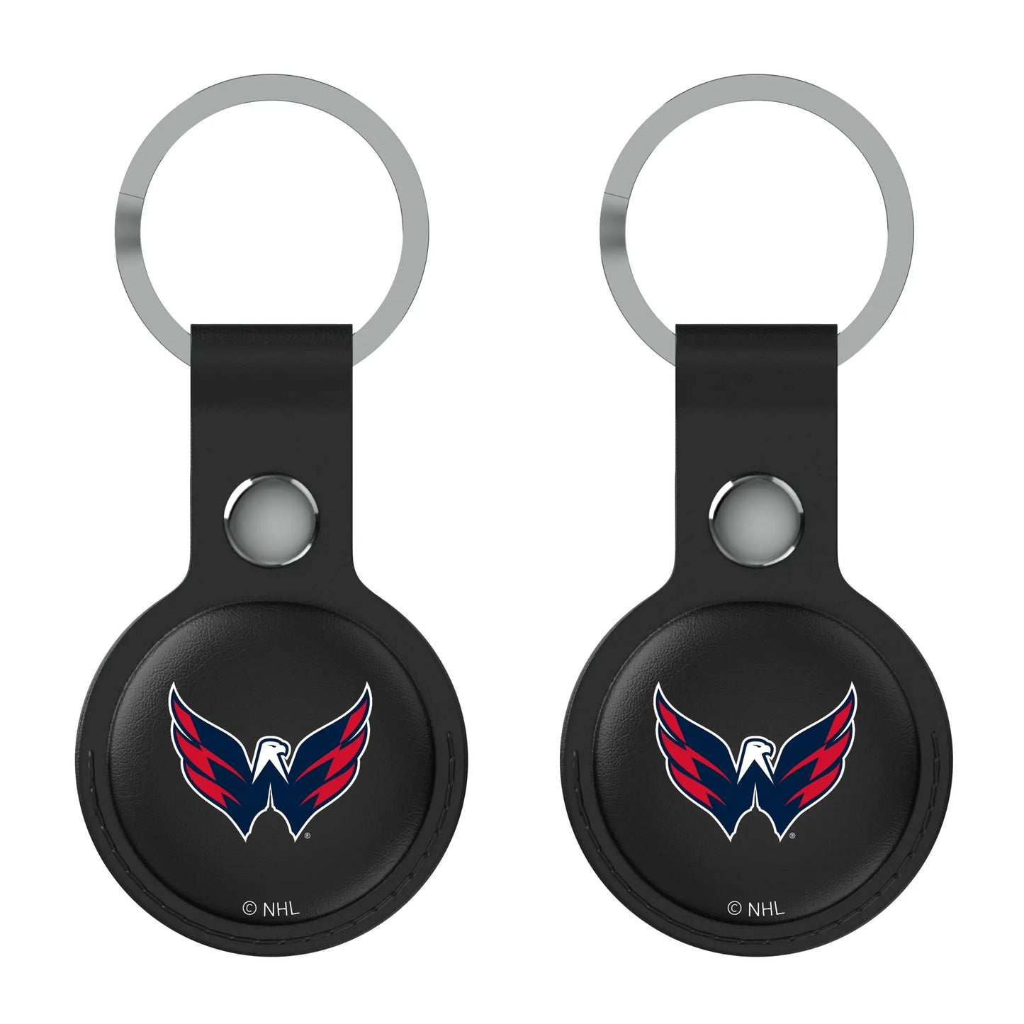 Washington Capitals Insignia Black Airtag Holder 2-Pack