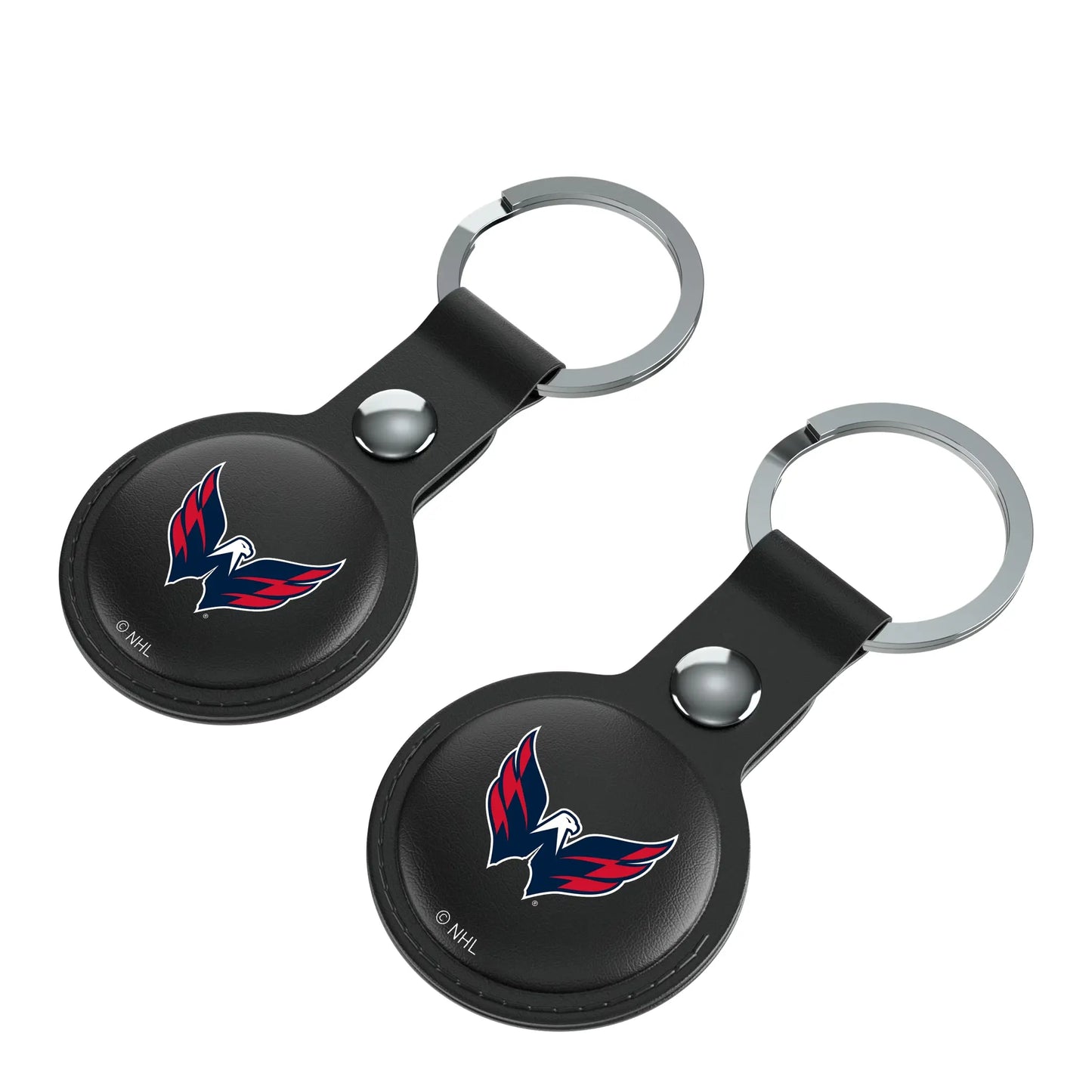 Washington Capitals Insignia Black Airtag Holder 2-Pack