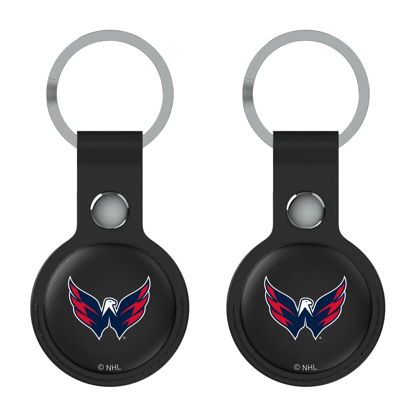 Washington Capitals Insignia Black Airtag Holder 2-Pack