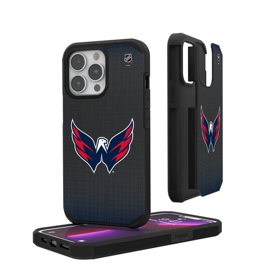 Washington Capitals Linen Rugged Phone Case for Apple iPhone