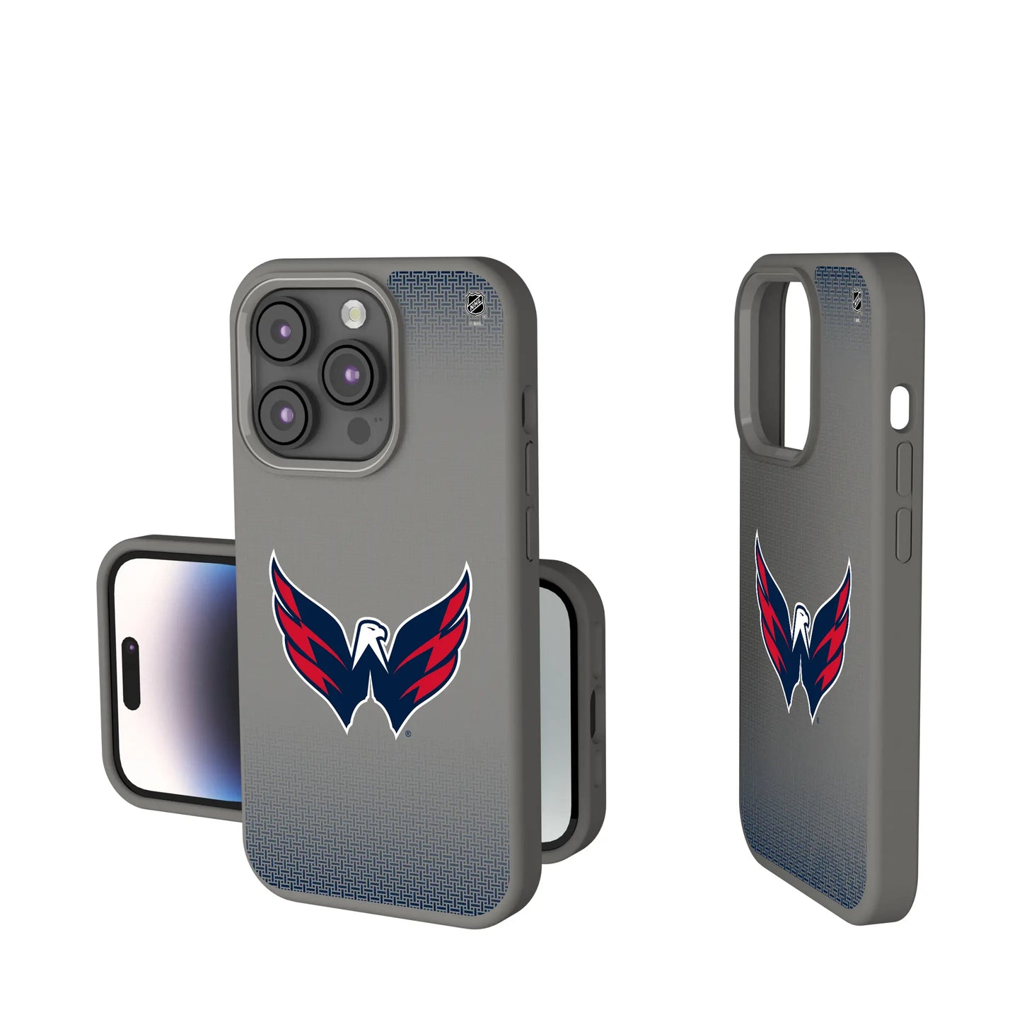 Washington Capitals Linen Soft Touch Phone Case for Apple iPhone
