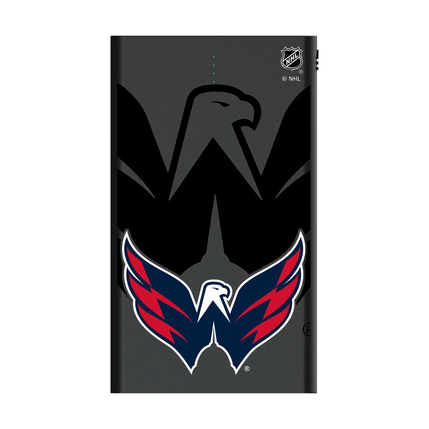Washington Capitals Monocolor Tilt 5000mAh Flat Powerbank