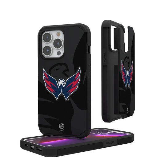Washington Capitals Monocolor Tilt Rugged Phone Case for Apple iPhone