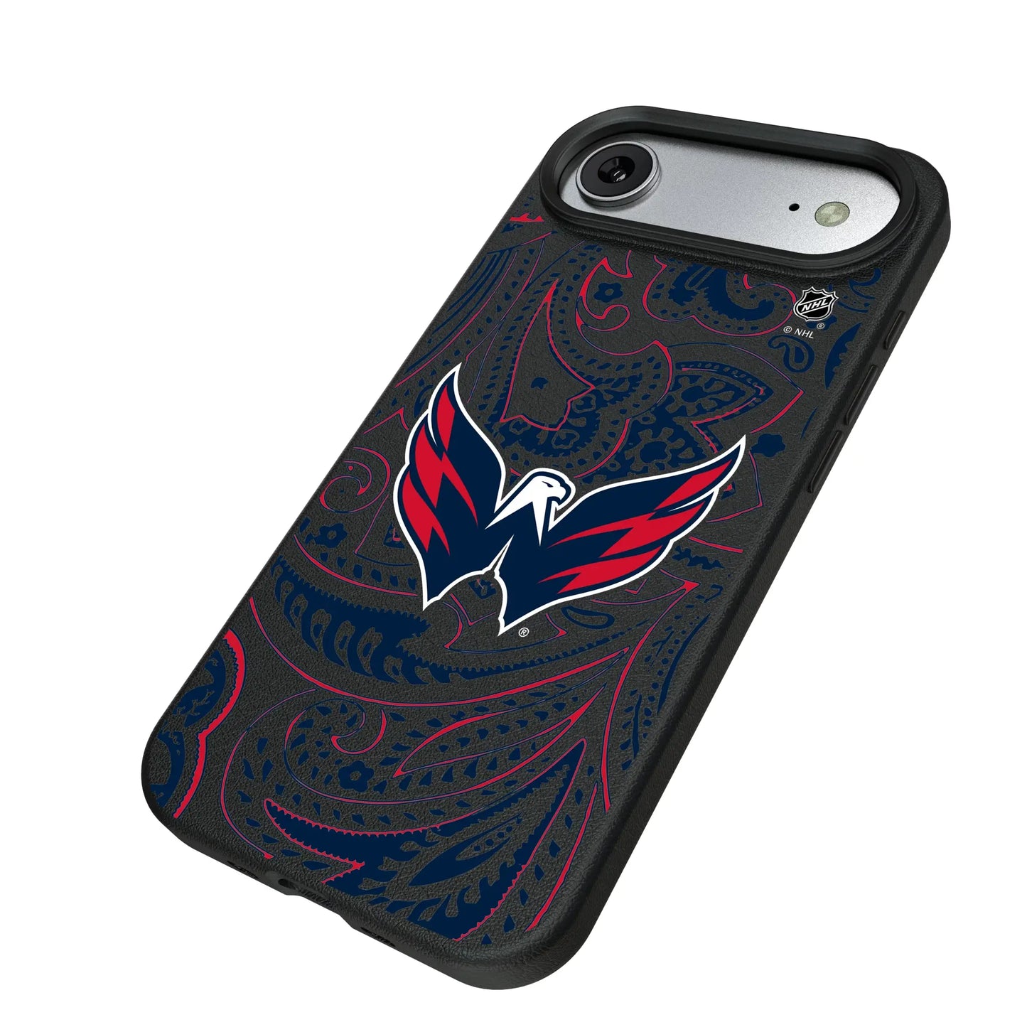 Washington Capitals Paisley MagSafe Compatible Phone Case for Apple iPhone
