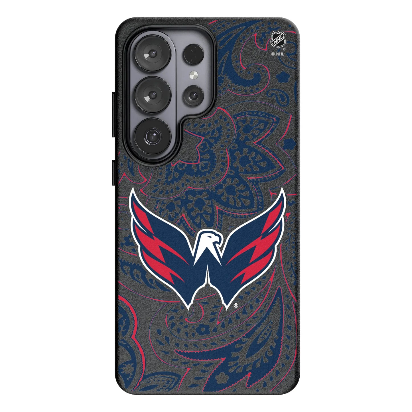 Washington Capitals Paisley MagSafe Compatible Phone Case for Samsung Galaxy