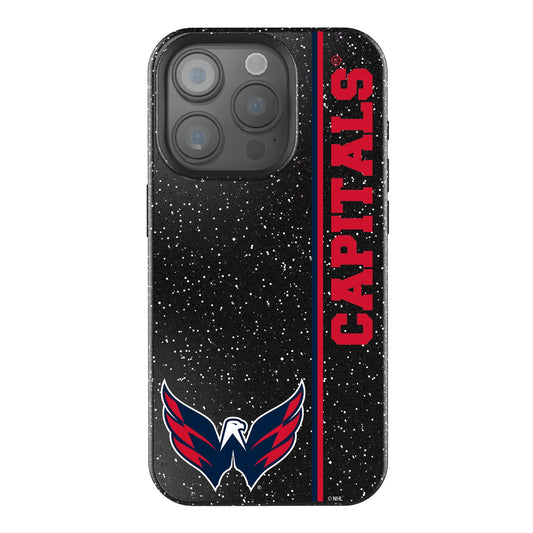 Washington Capitals Sidebar Black Bling Phone Case for Apple iPhone