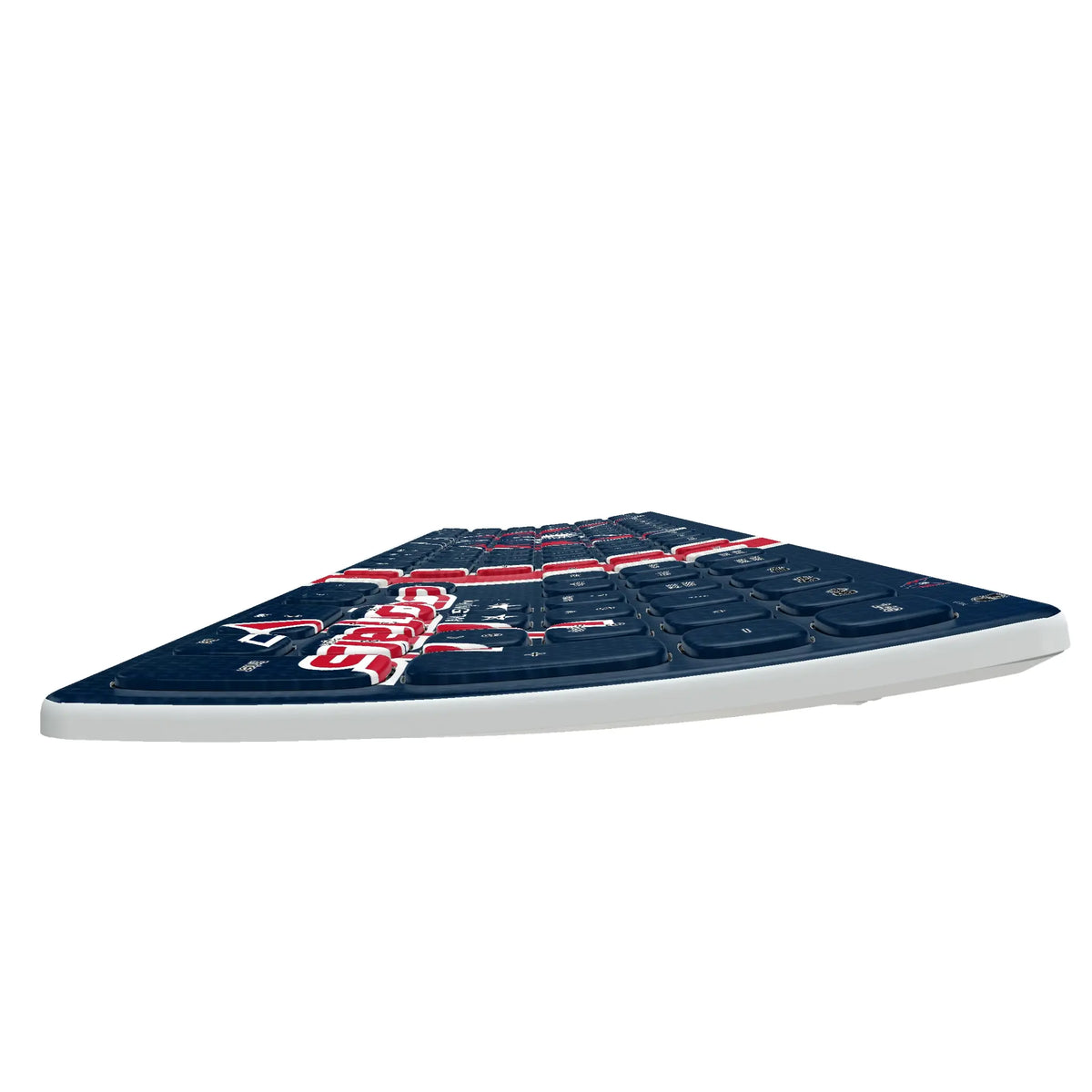 Washington Capitals Stripe Curved Wireless Keyboard