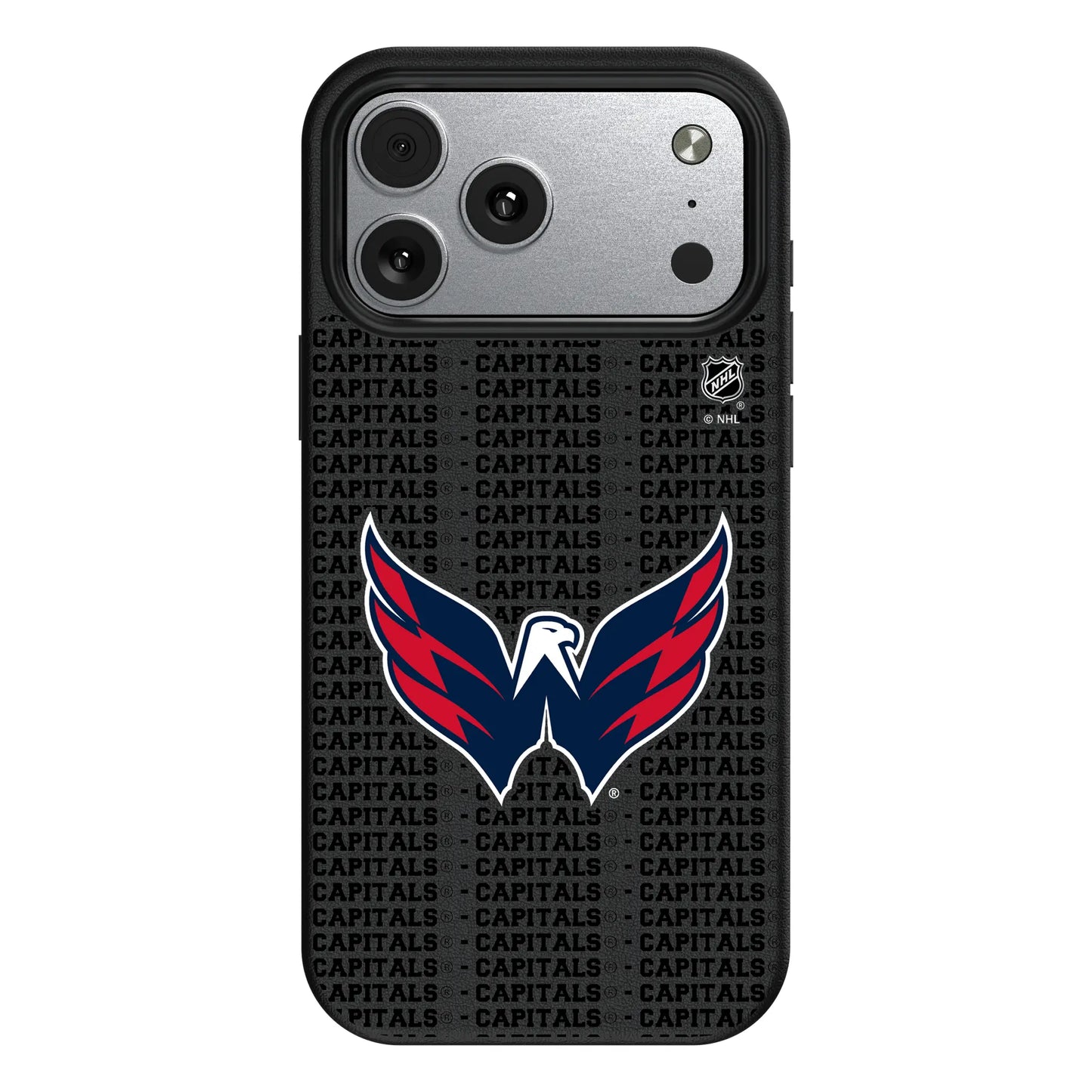 Washington Capitals Text Backdrop MagSafe Compatible Phone Case for Apple iPhone