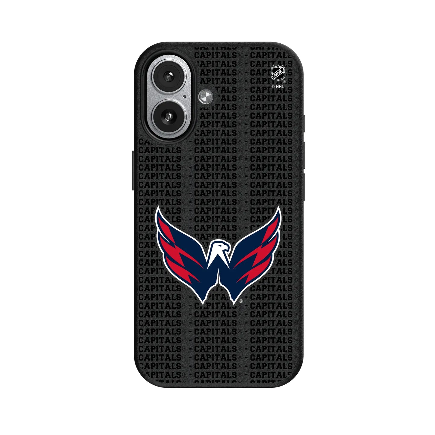 Washington Capitals Text Backdrop MagSafe Compatible Phone Case for Apple iPhone