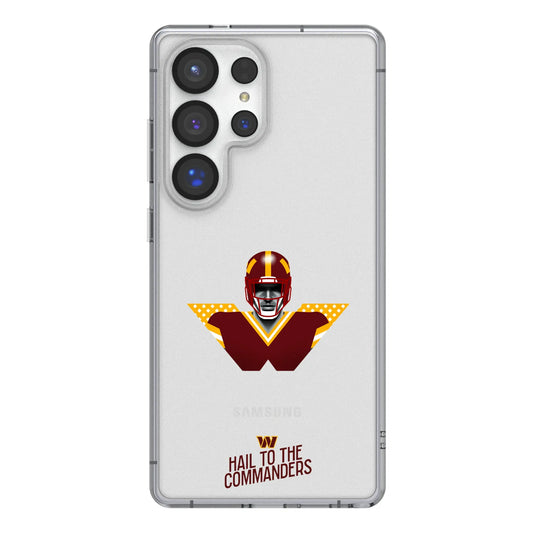 Washington Commanders Deco Clear Phone Case for Samsung Galaxy