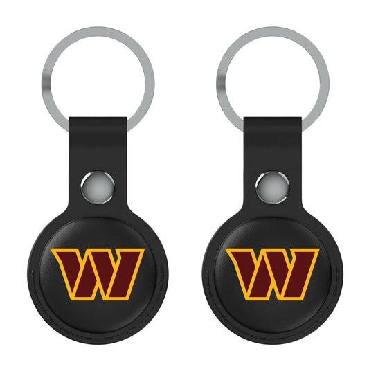 Washington Commanders Insignia Black Airtag Holder 2-Pack