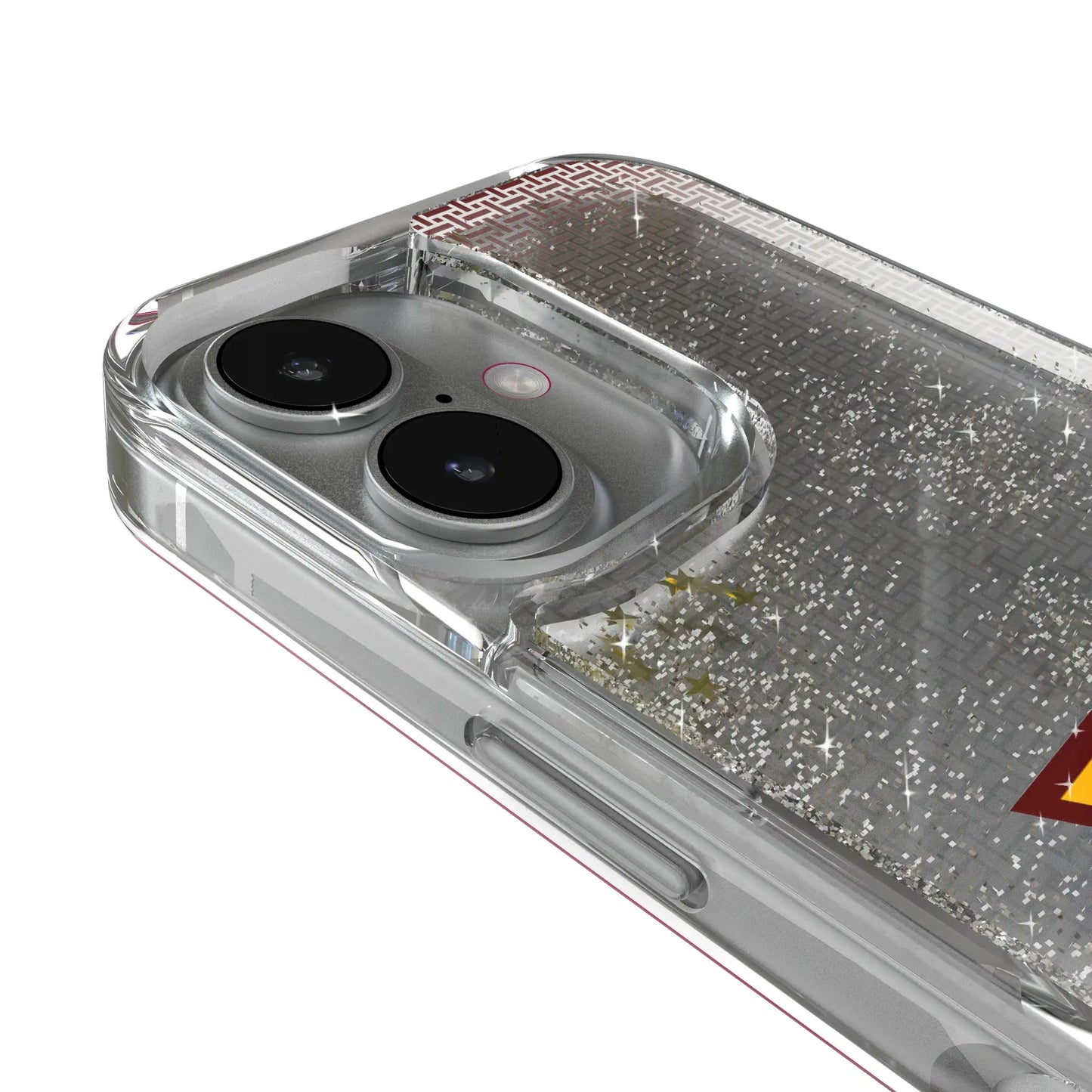 Washington Commanders Linen Glitter Phone Case for Apple iPhone