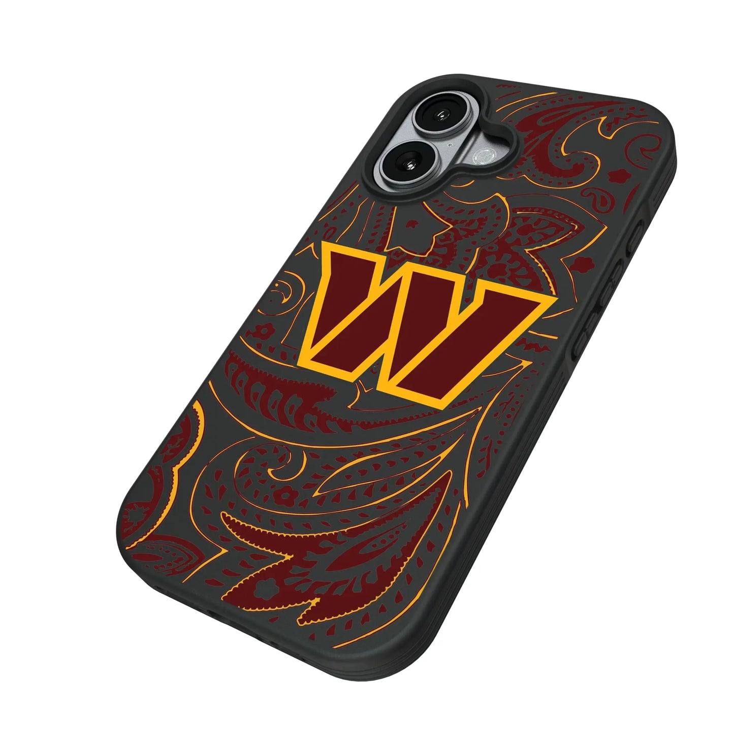 Washington Commanders Paisley Bump Phone Case for Apple iPhone