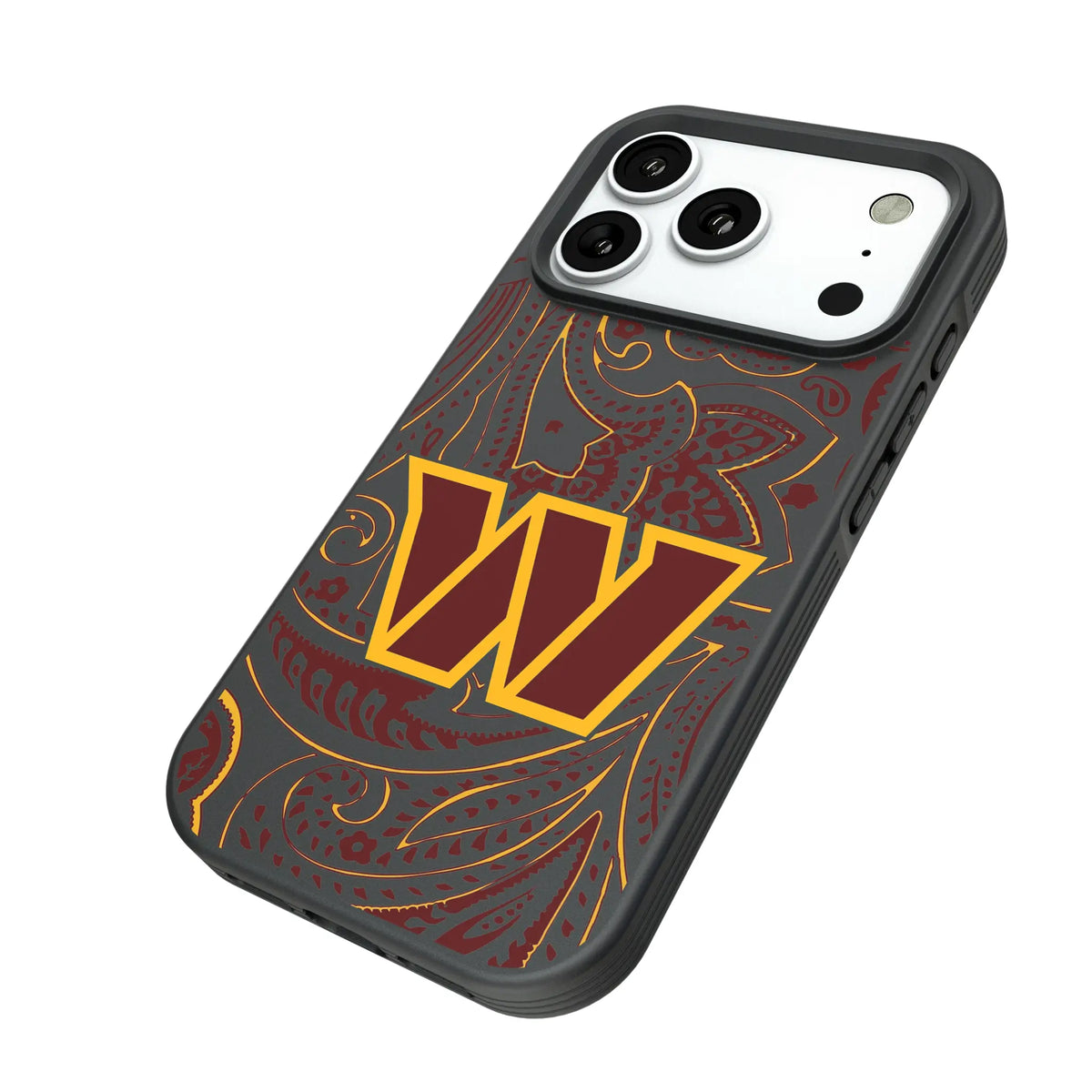 Washington Commanders Paisley Bump Phone Case for Apple iPhone