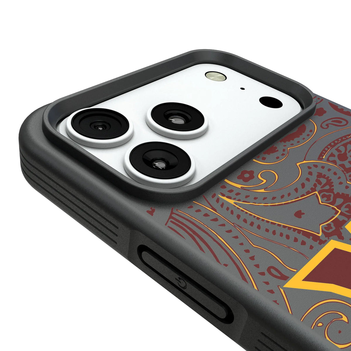 Washington Commanders Paisley Bump Phone Case for Apple iPhone